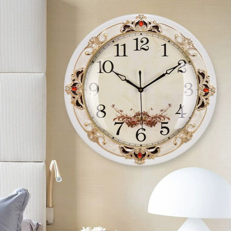 Modern Korean Lifestyle - Vintage Luxury Wall Watch Aesthetic Living